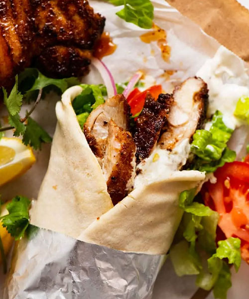 Lebanese Flat Bread Platter
