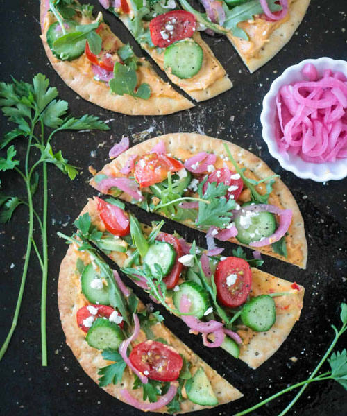 Lebanese Flat Bread Platter
